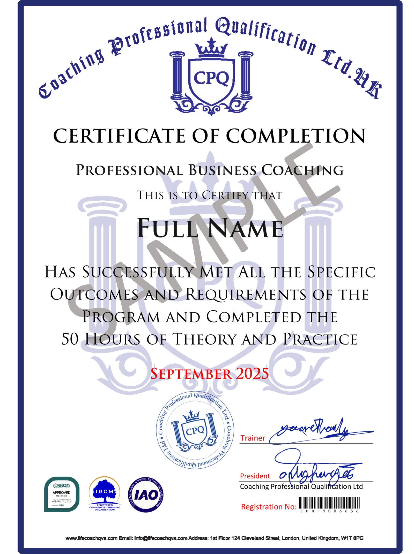 c2 Coaching Professional Qualification